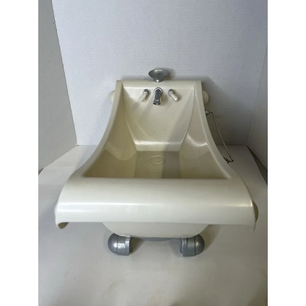 American Girl BUBBLE BATHTUB Just Like You Retired White Bath Time & Accessories